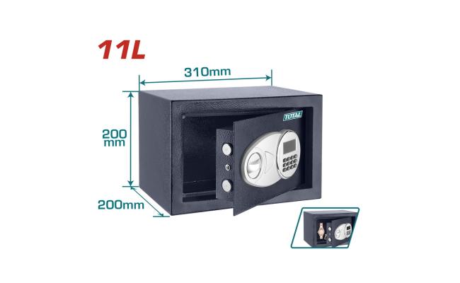 Total Electronic Safe 11L With Digital Lock